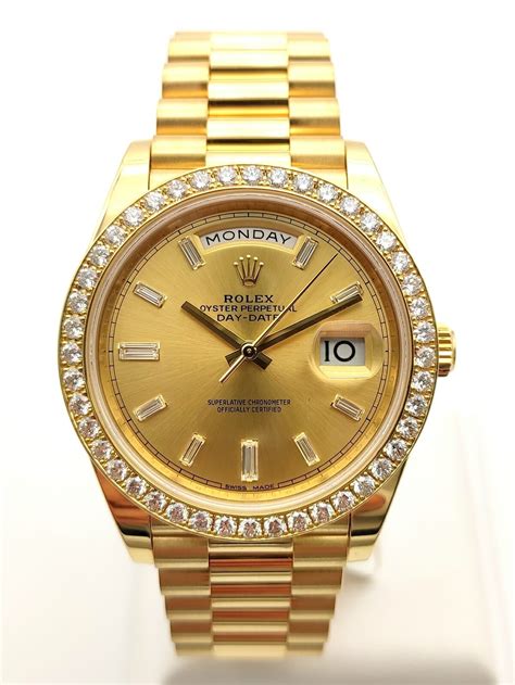 best dial on a yellow gold rolex day date|Rolex Day-Date watch price.